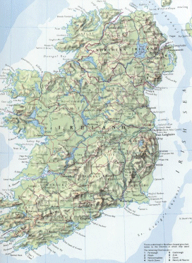 Map of Ireland